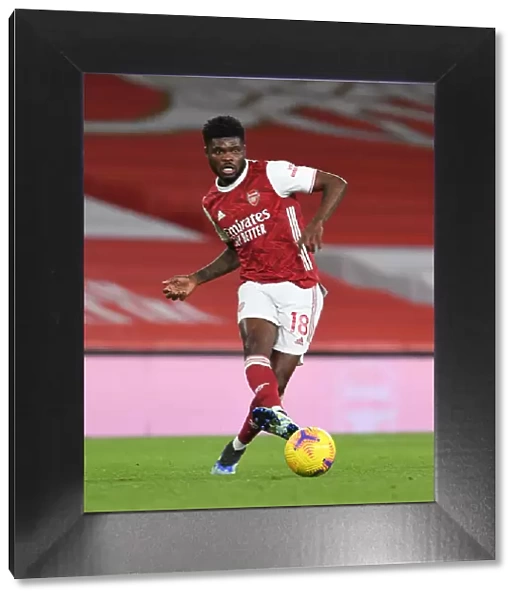 Thomas Partey in Action: Arsenal vs. Newcastle United - Premier League 2021 (Behind Closed Doors)