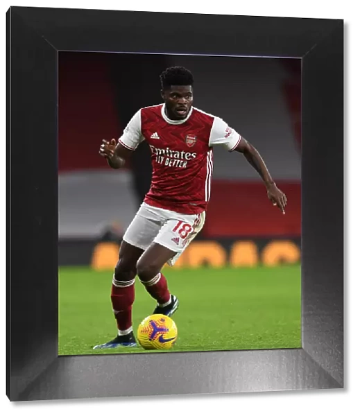 Thomas Partey in Action: Arsenal vs. Newcastle United - Premier League 2021 (Behind Closed Doors)