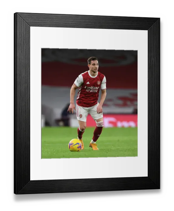 Framed Print : Arsenal vs Newcastle United: Empty Stands Showdown at Emirates Stadium (January 2021)