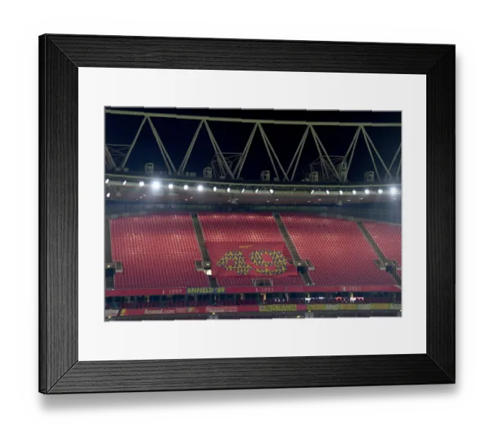 Framed Print : Arsenal vs Newcastle United: Empty Emirates Stadium - Premier League 2020-21 During Coronavirus Restrictions Framed Print : Arsenal vs Newcastle United: Empty Emirates Stadium - Premier League 2020-21 During Coronavirus Restrictions