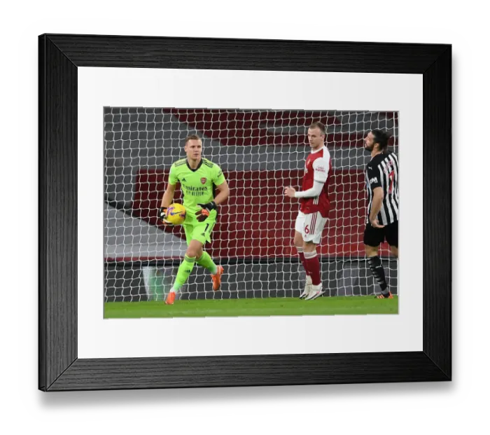 Framed Print : Arsenal's Bernd Leno in Action at Empty Emirates Stadium: Arsenal v Newcastle United, Premier League 2020-21 Framed Print : Arsenal's Bernd Leno in Action at Empty Emirates Stadium: Arsenal v Newcastle United, Premier League 2020-21