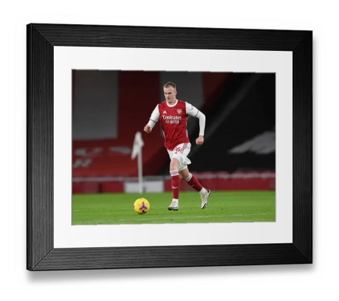 Framed Print : Empty Emirates: Arsenal vs Newcastle United in the COVID-19 Premier League (2021)