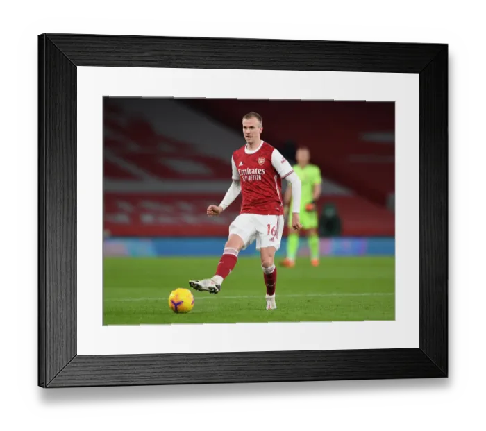 Framed Print : Arsenal vs Newcastle United: Emirates Stadium Showdown in Empty Premier League Match (2021)