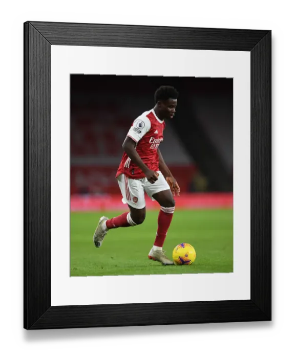 Framed Print : Empty Emirates: Arsenal vs Newcastle United in the Pandemic Premier League (2021)