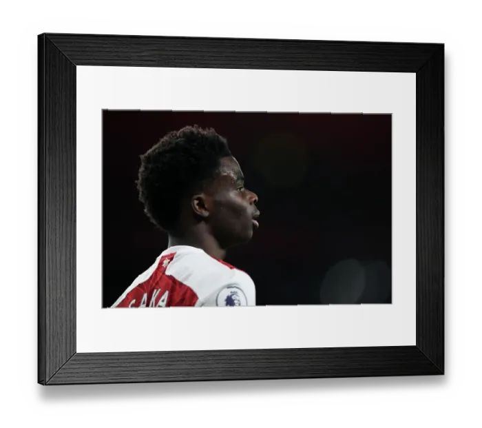 Framed Print : Arsenal vs Newcastle United: Empty Battle in the Premier League (2021) Framed Print : Arsenal vs Newcastle United: Empty Battle in the Premier League (2021)