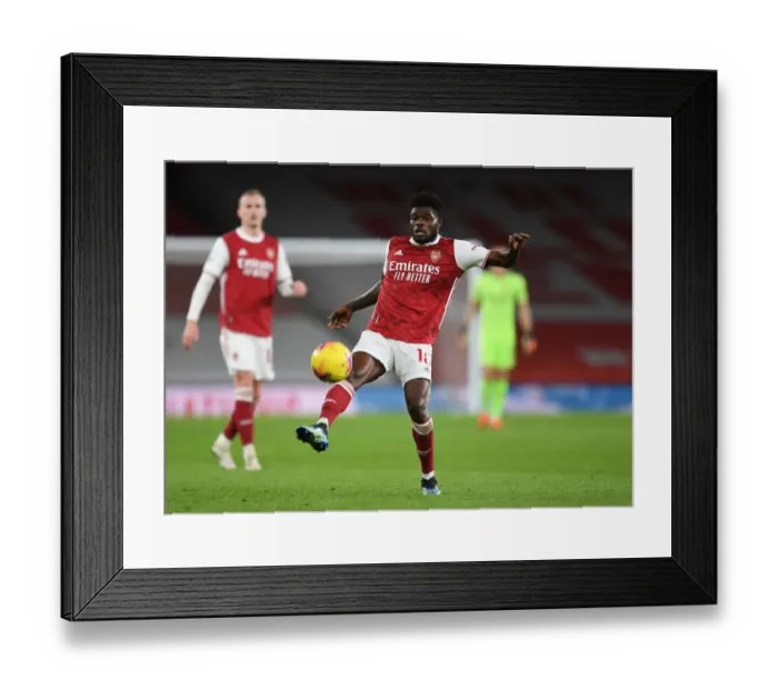 Framed Print : Thomas Partey in Action: Arsenal vs Newcastle United, Premier League 2021 (Behind Closed Doors) Framed Print : Thomas Partey in Action: Arsenal vs Newcastle United, Premier League 2021 (Behind Closed Doors)