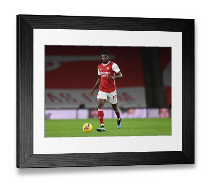 Framed Print : Arsenal's Thomas Partey in Action against Newcastle United (2020-21)