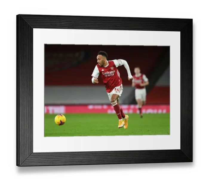 Framed Print : Arsenal's Aubameyang Scores in Empty Emirates: Arsenal vs Newcastle (2020-21) Framed Print : Arsenal's Aubameyang Scores in Empty Emirates: Arsenal vs Newcastle (2020-21)