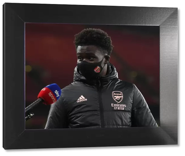 Arsenal's Bukayo Saka - Exclusive Pre-Match Interview: Arsenal vs Newcastle United, Premier League 2020-21 (Behind Closed Doors)