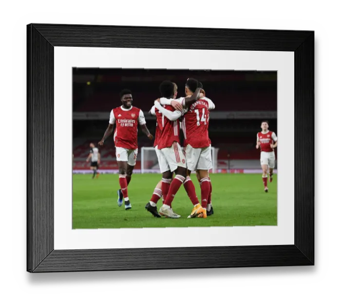 Framed Print : Aubameyang Scores First Goal of 2021-22 Premier League Season at Empty Emirates Against Newcastle Framed Print : Aubameyang Scores First Goal of 2021-22 Premier League Season at Empty Emirates Against Newcastle