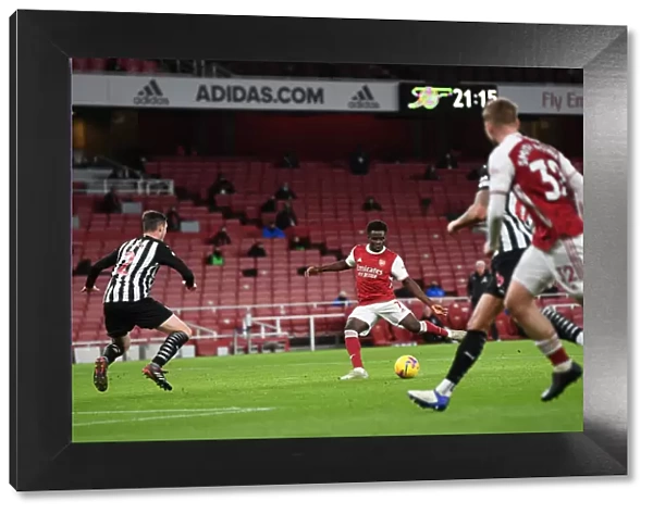 Bukayo Saka Scores Empty Netter: Arsenal's Second Goal vs. Newcastle United, Premier League 2020-21