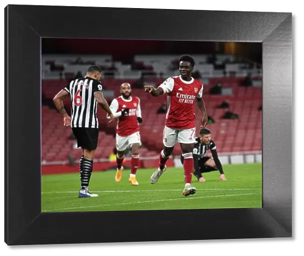 Bukayo Saka's Empty Netter: Arsenal's Second Goal vs. Newcastle United (2020-21)