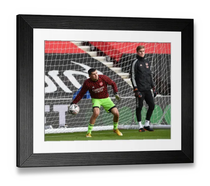 Framed Print : Arsenal's FA Cup Journey: Southampton Clash Amidst Pandemic - Emirates Stadium Empty Framed Print : Arsenal's FA Cup Journey: Southampton Clash Amidst Pandemic - Emirates Stadium Empty