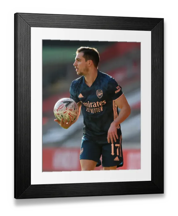 Framed Print : Arsenal's Cedric Soares at Emirates FA Cup Match against Southampton (January 2021) Framed Print : Arsenal's Cedric Soares at Emirates FA Cup Match against Southampton (January 2021)