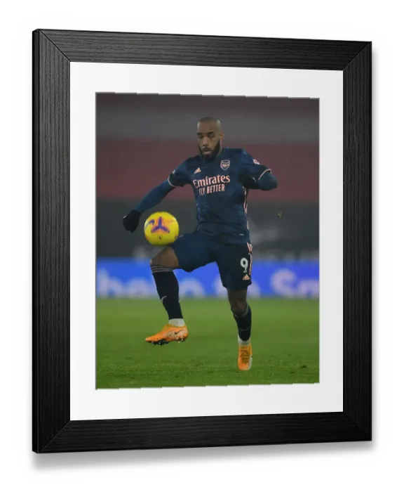 Framed Print : Silent Struggle: Lacazette at Empty Southampton Stadium (2020-21) - A Premier League Match Amidst the Pandemic Framed Print : Silent Struggle: Lacazette at Empty Southampton Stadium (2020-21) - A Premier League Match Amidst the Pandemic
