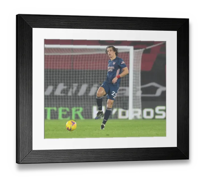 Framed Print : Arsenal vs Southampton: Premier League Clash Amidst Empty Stands (January 2021)