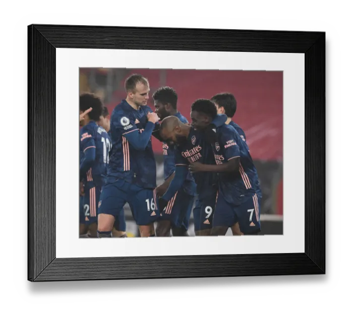 Framed Print : Alexis Lacazette's Hat-Trick: Arsenal's 3-0 Victory at Empty St. Mary's Stadium (2020-21) Framed Print : Alexis Lacazette's Hat-Trick: Arsenal's 3-0 Victory at Empty St. Mary's Stadium (2020-21)