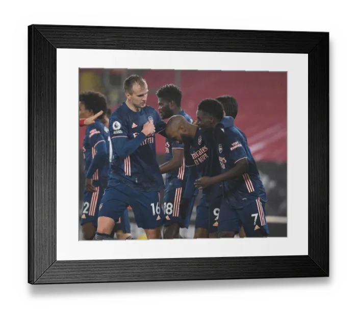 Framed Print : Alexis Lacazette's Hat-Trick: Arsenal's 3-0 Victory Over Southampton in Empty St. Mary's Stadium (2020-21) Framed Print : Alexis Lacazette's Hat-Trick: Arsenal's 3-0 Victory Over Southampton in Empty St. Mary's Stadium (2020-21)