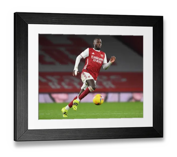 Framed Print : Empty Arsenal Stadium: Pepe Faces Manchester United in COVID-19 Restricted Premier League Clash (2020-21) Framed Print : Empty Arsenal Stadium: Pepe Faces Manchester United in COVID-19 Restricted Premier League Clash (2020-21)