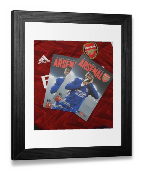 Framed Print : Arsenal vs Manchester United: A Ghostly Battle at Empty Emirates Stadium (2020-21) Framed Print : Arsenal vs Manchester United: A Ghostly Battle at Empty Emirates Stadium (2020-21)