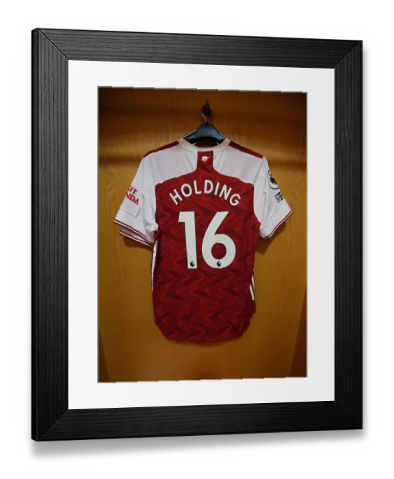 Framed Print : Arsenal v Manchester United: Rob Holding's Empty Emirates Stadium Pre-Match Routine (2020-21) Framed Print : Arsenal v Manchester United: Rob Holding's Empty Emirates Stadium Pre-Match Routine (2020-21)