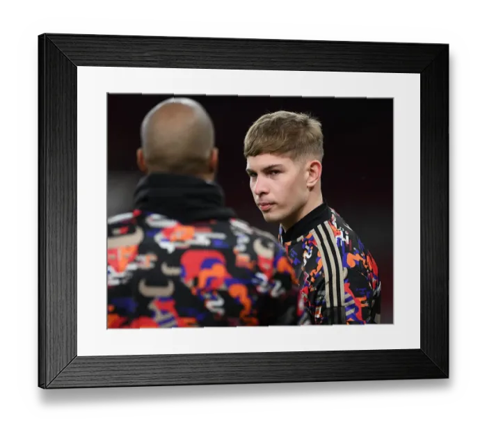 Framed Print : Emile Smith Rowe: Focused at Empty Emirates - Arsenal vs Manchester United, Premier League 2021 Framed Print : Emile Smith Rowe: Focused at Empty Emirates - Arsenal vs Manchester United, Premier League 2021