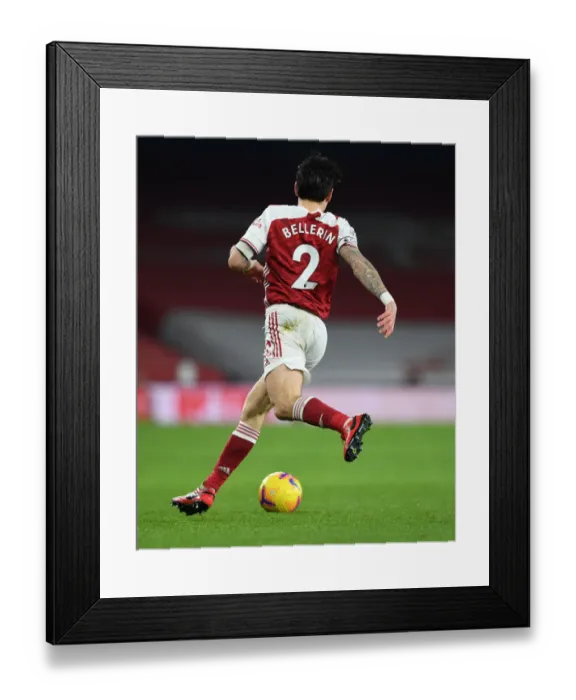 Framed Print : Arsenal vs Manchester United: Emirates Stadium Showdown in Empty Premier League Match (2021)