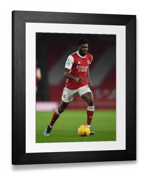 Framed Print : Thomas Partey: Arsenal's Star Midfielder Shines at Emirates Stadium (2020-21)