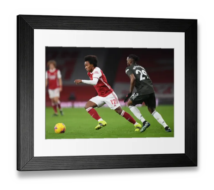 Framed Print : Arsenal vs Manchester United: A Pandemic-Era Battle at Emirates Stadium (2020-21) Framed Print : Arsenal vs Manchester United: A Pandemic-Era Battle at Emirates Stadium (2020-21)