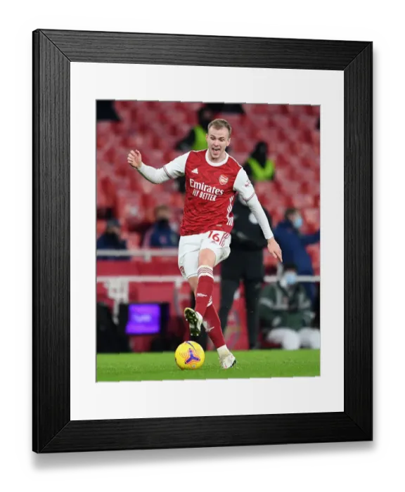 Framed Print : Arsenal vs Manchester United: Emirates Battle in Empty Stadiums (January 2021)