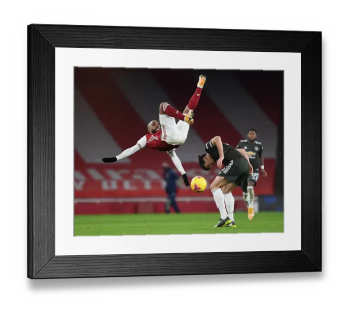 Framed Print : Arsenal vs Manchester United: Lacazette Faces Maguire in Empty Emirates Stadium (2020-21) Framed Print : Arsenal vs Manchester United: Lacazette Faces Maguire in Empty Emirates Stadium (2020-21)