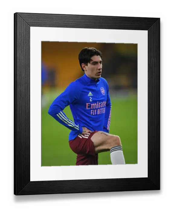 Framed Print : Hector Bellerin Prepares for Arsenal's Showdown against Wolverhampton Wanderers in Premier League (2020-21) Framed Print : Hector Bellerin Prepares for Arsenal's Showdown against Wolverhampton Wanderers in Premier League (2020-21)