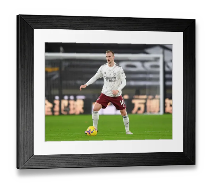 Framed Print : Rob Holding in Action: Premier League Showdown - Wolverhampton Wanderers vs Arsenal (2020-21) Framed Print : Rob Holding in Action: Premier League Showdown - Wolverhampton Wanderers vs Arsenal (2020-21)