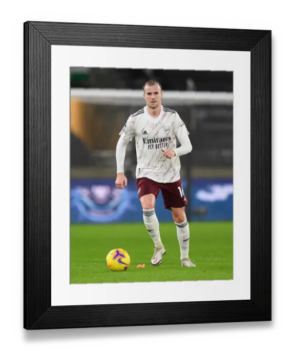 Framed Print : Rob Holding of Arsenal in Action against Wolverhampton Wanderers, Premier League 2020-21 Framed Print : Rob Holding of Arsenal in Action against Wolverhampton Wanderers, Premier League 2020-21