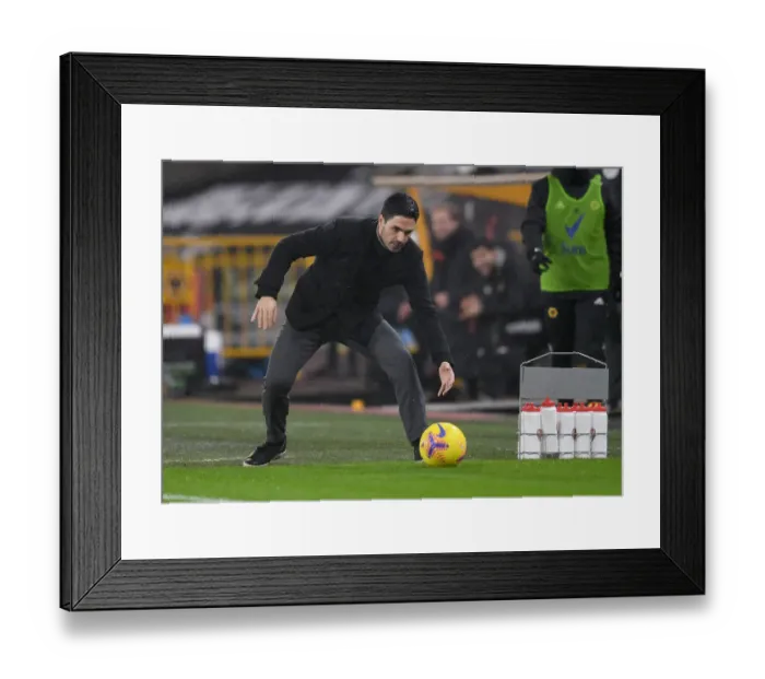 Framed Print : Mikel Arteta Faces Off Against Wolverhampton Wanderers in Premier League Clash Framed Print : Mikel Arteta Faces Off Against Wolverhampton Wanderers in Premier League Clash
