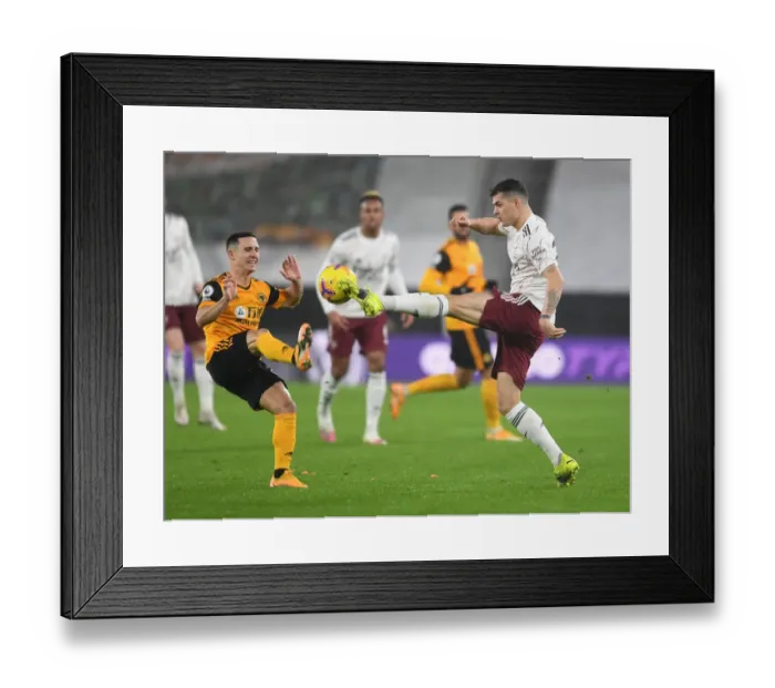 Framed Print : Xhaka vs. Podence: Intense Battle at the Molineux - Wolverhampton Wanderers vs. Arsenal, Premier League 2020-21 Framed Print : Xhaka vs. Podence: Intense Battle at the Molineux - Wolverhampton Wanderers vs. Arsenal, Premier League 2020-21