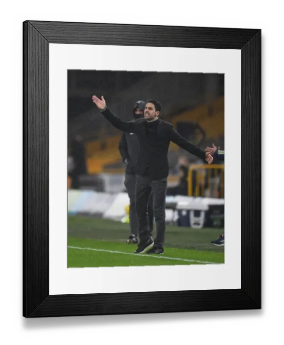 Framed Print : Mikel Arteta Focused: Arsenal vs. Wolverhampton Wanderers, Premier League 2020-21 Framed Print : Mikel Arteta Focused: Arsenal vs. Wolverhampton Wanderers, Premier League 2020-21