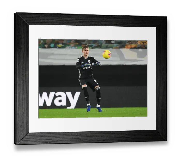 Framed Print : Arsenal's Alex Runarsson in Action against Wolverhampton Wanderers in Premier League Clash (2020-21) Framed Print : Arsenal's Alex Runarsson in Action against Wolverhampton Wanderers in Premier League Clash (2020-21)
