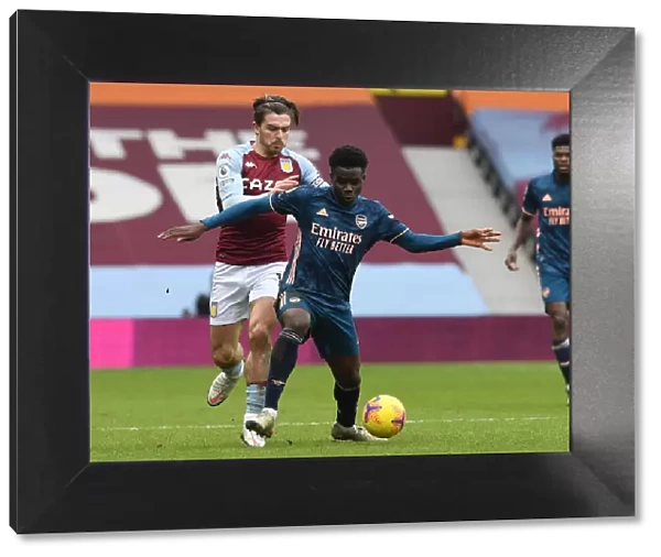 Bukayo Saka vs Jack Grealish: Intense Battle at Villa Park - Aston Villa vs Arsenal, Premier League 2020-21