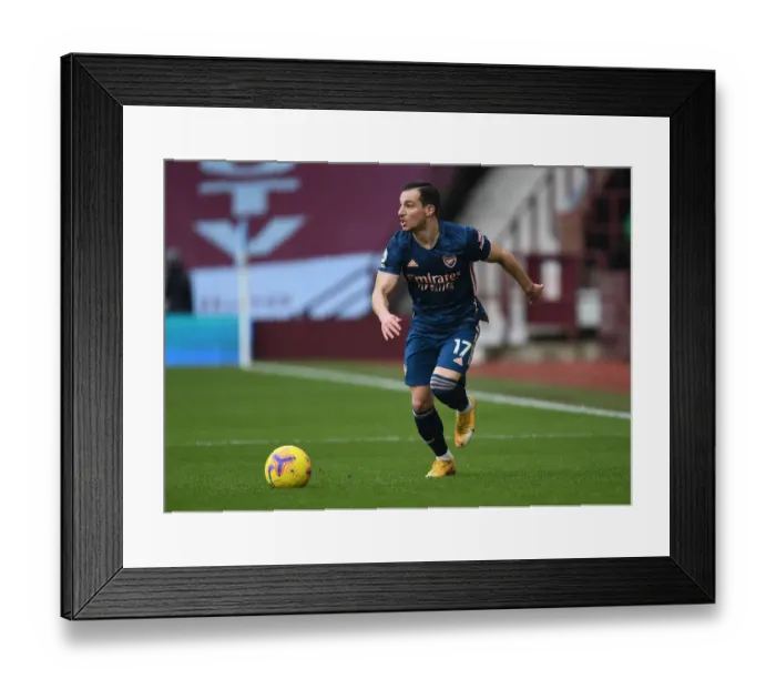 Framed Print : Arsenal's Cedric Faces Empty Villa Park in Premier League 2021 (Aston Villa v Arsenal) Framed Print : Arsenal's Cedric Faces Empty Villa Park in Premier League 2021 (Aston Villa v Arsenal)