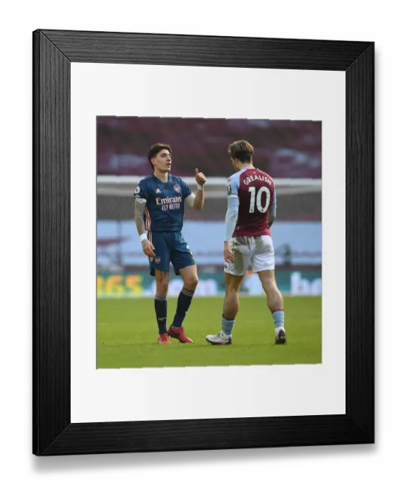 Framed Print : Bellerin vs. Grealish: Aston Villa vs. Arsenal in Empty Villa Park, Premier League 2020-21 Framed Print : Bellerin vs. Grealish: Aston Villa vs. Arsenal in Empty Villa Park, Premier League 2020-21