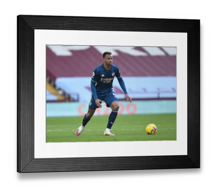 Framed Print : Arsenal's Gabriel in Action at Empty Villa Park: Aston Villa vs Arsenal, Premier League 2021 Framed Print : Arsenal's Gabriel in Action at Empty Villa Park: Aston Villa vs Arsenal, Premier League 2021