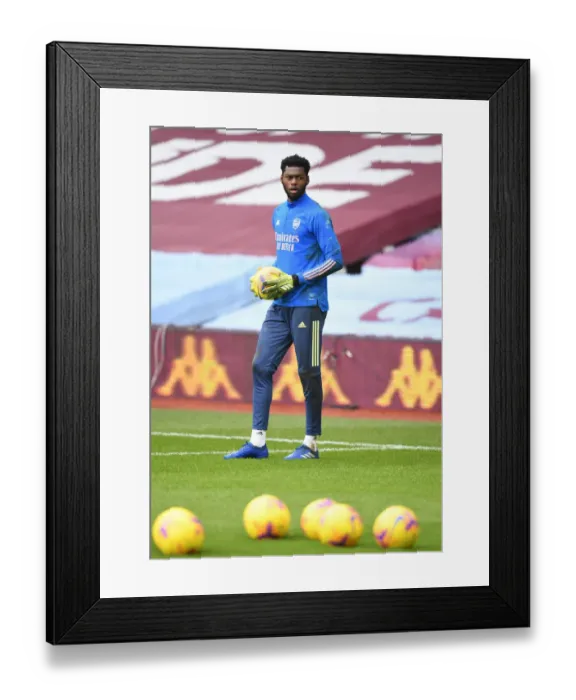 Framed Print : Arsenal's Arthur Okonkwo at Empty Villa Park: Aston Villa vs Arsenal, Premier League 2021 Framed Print : Arsenal's Arthur Okonkwo at Empty Villa Park: Aston Villa vs Arsenal, Premier League 2021