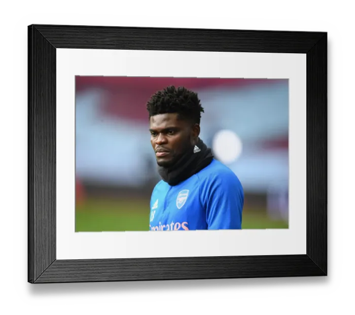 Framed Print : Thomas Partey in Action: 2021 Premier League - Arsenal vs. Aston Villa (Behind Closed Doors) Framed Print : Thomas Partey in Action: 2021 Premier League - Arsenal vs. Aston Villa (Behind Closed Doors)