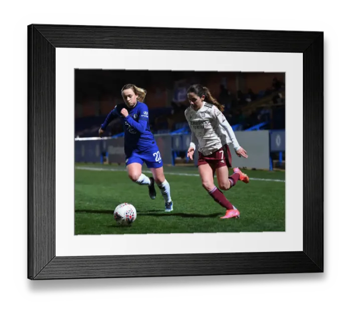 Framed Print : Clash of Titans: Chelsea Women vs. Arsenal Women - FA WSL Showdown Framed Print : Clash of Titans: Chelsea Women vs. Arsenal Women - FA WSL Showdown