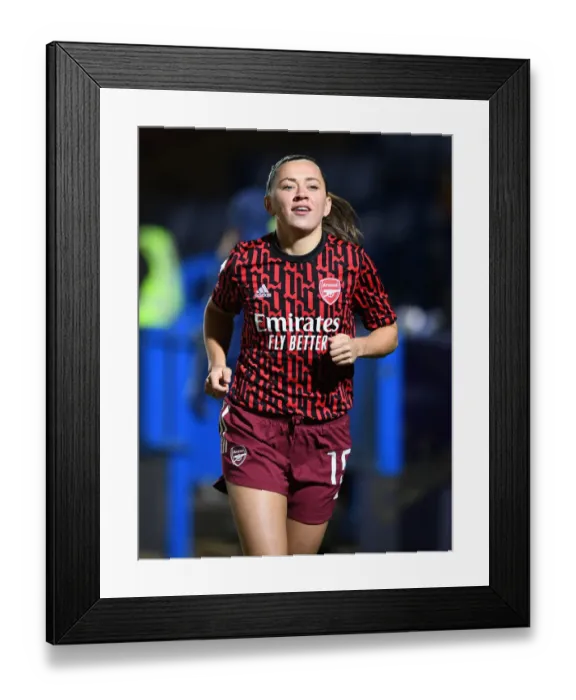 Framed Print : Arsenal Women's Katie McCabe Gears Up for Chelsea Showdown in FA WSL