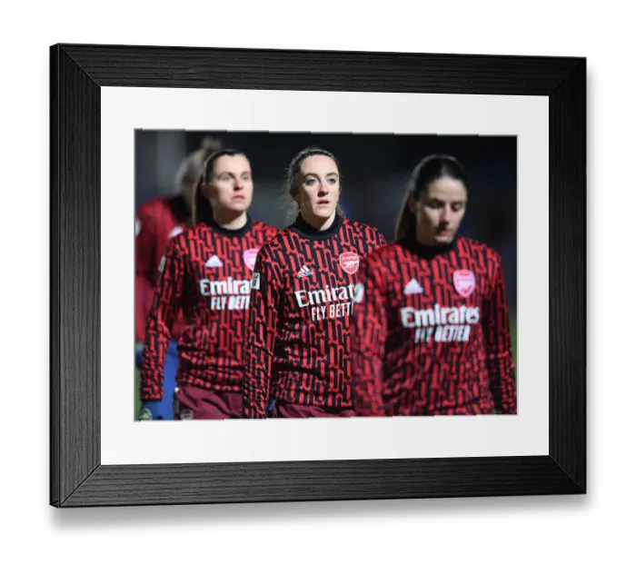 Framed Print : Arsenal Women vs. Chelsea: FA WSL Showdown - A Titanic Battle on the Football Field
