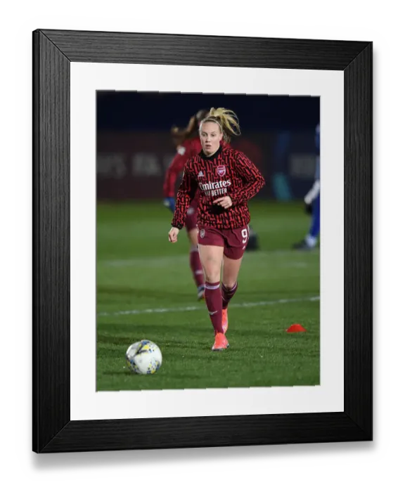 Framed Print : Arsenal Women's Beth Mead Warming Up Ahead of Chelsea Clash in FA WSL Framed Print : Arsenal Women's Beth Mead Warming Up Ahead of Chelsea Clash in FA WSL