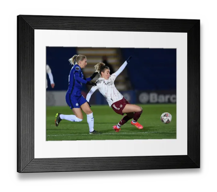Framed Print : Clash of Titans: Chelsea Women vs. Arsenal Women - FA WSL Showdown Framed Print : Clash of Titans: Chelsea Women vs. Arsenal Women - FA WSL Showdown