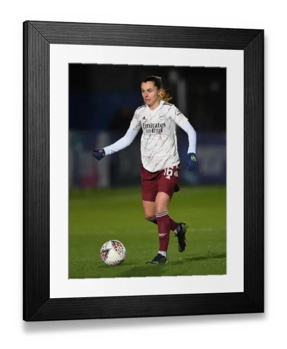 Framed Print : Arsenal's Noelle Maritz Goes Head-to-Head with Chelsea Women in FA WSL Showdown